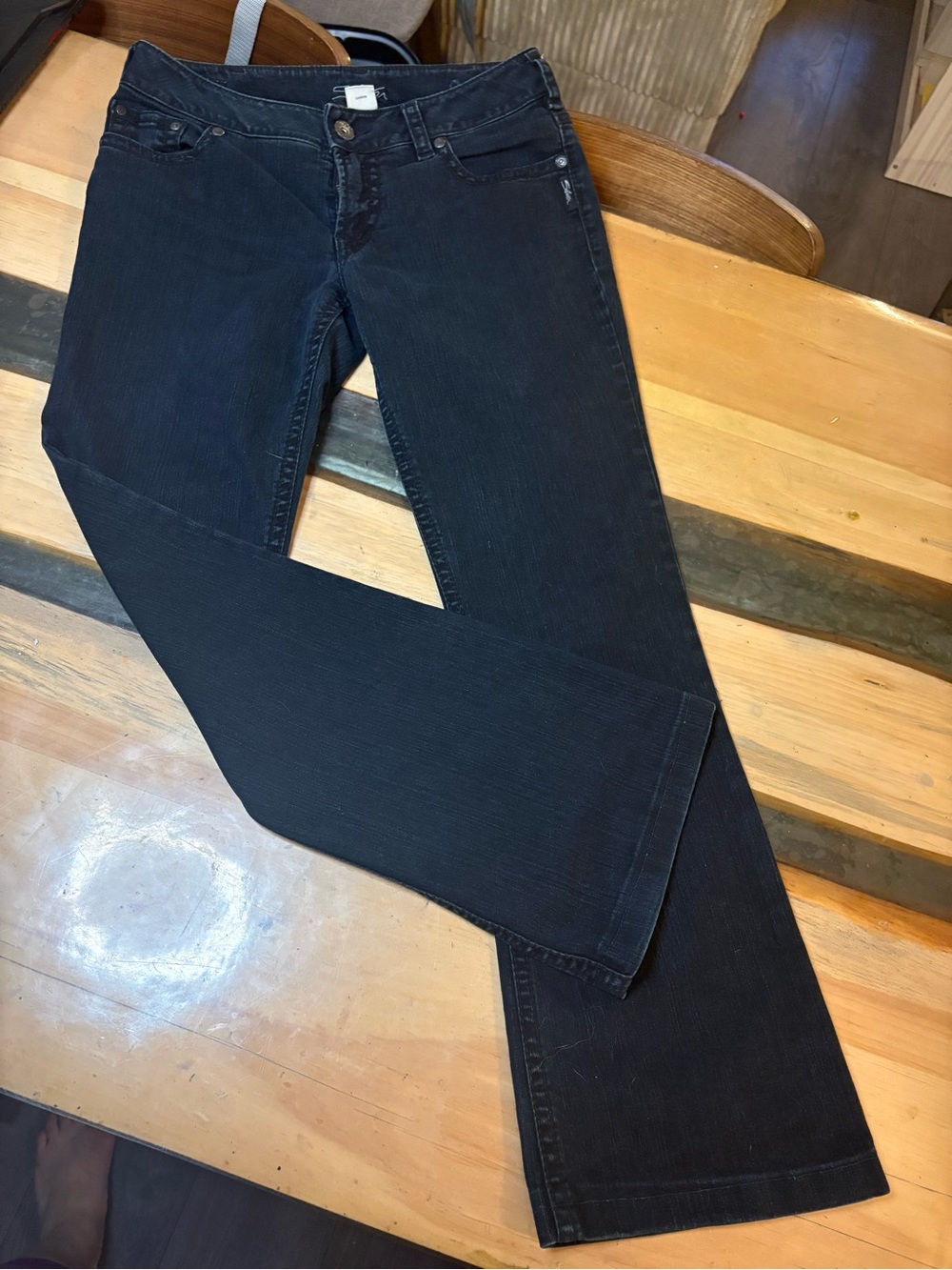 Silver Jeans Women's Dark Navy Flare Jeans